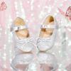 image:imageOtter MOMO Toddler Little Girls Princess Shoes Mary Jane Ballerina Flats Flower Girl Dress ShoesDf35silver