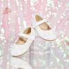 image:imageOtter MOMO Toddler Little Girls Princess Shoes Mary Jane Ballerina Flats Flower Girl Dress ShoesDf35white