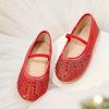 image:imageOtter MOMO Toddler Little Girls Princess Shoes Mary Jane Ballerina Flats Flower Girl Dress ShoesDh22red