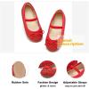 image:imageOtter MOMO Toddler Little Girls Princess Shoes Mary Jane Ballerina Flats Flower Girl Dress ShoesDh23red