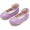 image:imageOtter MOMO ToddlerLittle Girls Mary Jane Ballerina Flats Shoes Slipon School Party Dress ShoesD321purple