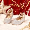 image:imageOtter MOMO ToddlerLittle Girls Mary Jane Ballerina Flats Shoes Slipon School Party Dress ShoesD321silver