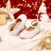 image:imageOtter MOMO ToddlerLittle Girls Mary Jane Ballerina Flats Shoes Slipon School Party Dress ShoesD321white
