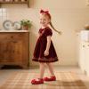 image:imageOtter MOMO ToddlerLittle Girls Mary Jane Ballerina Flats Shoes Slipon School Party Dress ShoesD753red