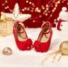 image:imageOtter MOMO ToddlerLittle Girls Mary Jane Ballerina Flats Shoes Slipon School Party Dress ShoesD753red