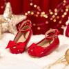 image:imageOtter MOMO ToddlerLittle Girls Mary Jane Ballerina Flats Shoes Slipon School Party Dress ShoesD753red