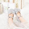 image:imageOtter MOMO ToddlerLittle Girls Mary Jane Ballerina Flats Shoes Slipon School Party Dress ShoesD754silver