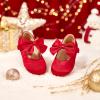 image:imageOtter MOMO ToddlerLittle Girls Mary Jane Ballerina Flats Shoes Slipon School Party Dress ShoesD755red