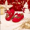 image:imageOtter MOMO ToddlerLittle Girls Mary Jane Ballerina Flats Shoes Slipon School Party Dress ShoesD755red