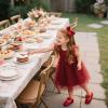 image:imageOtter MOMO ToddlerLittle Girls Mary Jane Ballerina Flats Shoes Slipon School Party Dress ShoesD755red