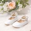 image:imageOtter MOMO ToddlerLittle Girls Mary Jane Ballerina Flats Shoes Slipon School Party Dress ShoesDf04white