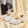 image:imageOtter MOMO ToddlerLittle Girls Mary Jane Ballerina Flats Shoes Slipon School Party Dress ShoesDf09white