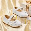 image:imageOtter MOMO ToddlerLittle Girls Mary Jane Ballerina Flats Shoes Slipon School Party Dress ShoesDf09white