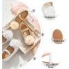 image:imageOtter MOMO ToddlerLittle Girls Mary Jane Ballerina Flats Shoes Slipon School Party Dress ShoesDf20white