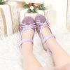 image:imageOtter MOMO ToddlerLittle Girls Mary Jane Ballerina Flats Shoes Slipon School Party Dress ShoesDf701purple