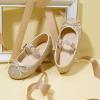image:imageOtter MOMO ToddlerLittle Girls Mary Jane Ballerina Flats Shoes Slipon School Party Dress ShoesDh24gold
