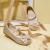 image:imageOtter MOMO ToddlerLittle Girls Mary Jane Ballerina Flats Shoes Slipon School Party Dress ShoesDh25gold