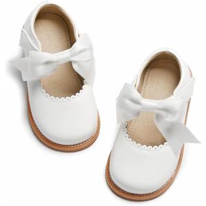 image:imageOtter MOMO Toddler Little Girls Oxford Shoes Mary Jane Flat TStrap School Uniform Party Dress ShoesD756white