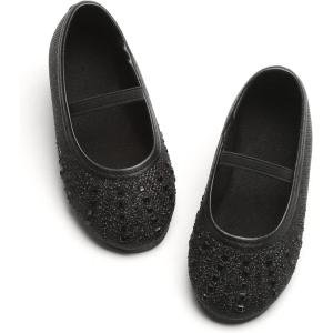 image:imageOtter MOMO Toddler Little Girls Princess Shoes Mary Jane Ballerina Flats Flower Girl Dress ShoesDh22black