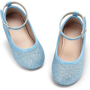 image:imageOtter MOMO ToddlerLittle Girls Mary Jane Ballerina Flats Shoes Slipon School Party Dress ShoesD321blue