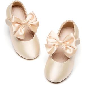 image:imageOtter MOMO ToddlerLittle Girls Mary Jane Ballerina Flats Shoes Slipon School Party Dress ShoesD755gold