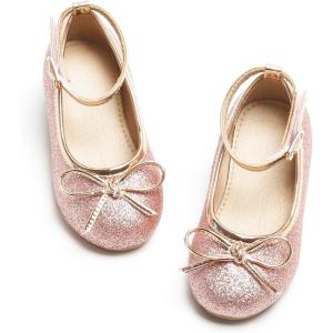 image:imageOtter MOMO ToddlerLittle Girls Mary Jane Ballerina Flats Shoes Slipon School Party Dress ShoesDf06pink