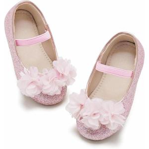 image:imageOtter MOMO ToddlerLittle Girls Mary Jane Ballerina Flats Shoes Slipon School Party Dress ShoesDf19pink