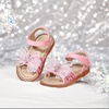 image:imageOtter MOMO Girls Open Toe Princess Flat Sandals with Comfort Sole Summer SandalsDt16 Pink