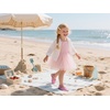 image:imageOtter MOMO Girls Open Toe Princess Flat Sandals with Comfort Sole Summer SandalsDt19 Pink