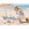 image:imageOtter MOMO Girls Open Toe Princess Flat Sandals with Comfort Sole Summer SandalsDt19 White