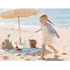 image:imageOtter MOMO Girls Open Toe Princess Flat Sandals with Comfort Sole Summer SandalsDt19 White