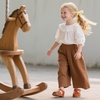 image:imageOtter MOMO Girls Open Toe Princess Flat Sandals with Comfort Sole Summer SandalsDt20 Brown