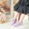 image:imageOtter MOMO Toddler Little Girls Princess Shoes Mary Jane Ballerina Flats Flower Girl Dress Purple Shoes Size 10
