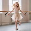image:imageOtter MOMO ToddlerLittle Girls Flower Girl Ballerina Flats Shoes Slipon School Party White Dress Shoes Size 12