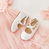 image:imageOtter MOMO ToddlerLittle Girls Flower Girl Ballerina Flats Shoes Slipon School Party White Dress Shoes Size 12