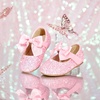 image:imageOtter MOMO ToddlerLittle Girls Mary Jane Ballerina Flats Shoes Slipon School Party Dress ShoesDf18pink