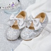 image:imageOtter MOMO ToddlerLittle Girls Mary Jane Ballerina Flats Shoes Slipon School Party Dress ShoesSilverdf18