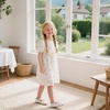image:imageOtter MOMO ToddlerLittle Girls Mary Jane Ballerina Flats Shoes Slipon School Party Dress ShoesWhite