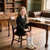 image:imageOtter MOMO ToddlerLittle Girls Mary Jane Slipon School Uniform Party Dress ShoesD730gold