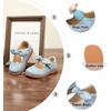 image:imageOtter MOMO ToddlerLittle Girls Mary Jane Slipon School Uniform Party Dress ShoesD763light Blue