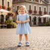 image:imageOtter MOMO ToddlerLittle Girls Mary Jane Slipon School Uniform Party Dress ShoesD763light Blue