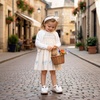 image:imageOtter MOMO ToddlerLittle Girls Mary Jane Slipon School Uniform Party Dress ShoesD766white
