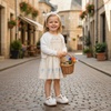 image:imageOtter MOMO ToddlerLittle Girls Mary Jane Slipon School Uniform Party Dress ShoesD766white