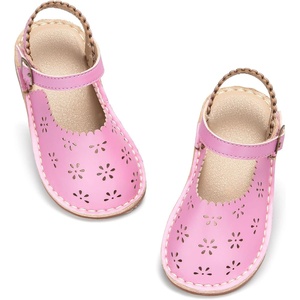 image:imageOtter MOMO Girls Open Toe Princess Flat Sandals with Comfort Sole Summer SandalsDt19 Pink