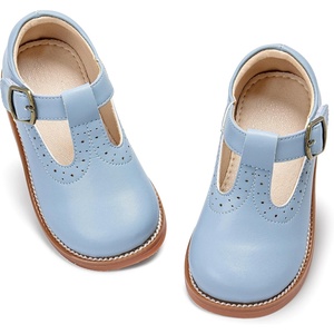 image:imageOtter MOMO ToddlerLittle Girls Mary Jane Slipon School Uniform Party Dress ShoesD730light Blue
