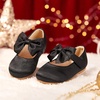 image:imageOtter MOMO ToddlerLittle Girls Flower Girl Dress Black Shoes Size 8 Ballerina Flats School Party Wedding Shoes