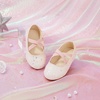 image:imageOtter MOMO ToddlerLittle Girls Flower Girl Shoes Ballerina Flats Shoes Slipon School Party Light Pink Dress Shoes Size 9