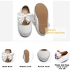 image:imageOtter MOMO ToddlerLittle Girls Mary Jane Ballerina Flats Shoes Slipon School Party Dress ShoesWhited755