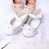 image:imageOtter MOMO ToddlerLittle Girls Mary Jane Ballerina Flats Shoes Slipon School Party Dress White Shoes Size 9