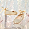 image:imageOtter MOMO Toddler Little Girls Princess Shoes Mary Jane Ballerina Flats Flower Girl Dress ShoesDf34gold